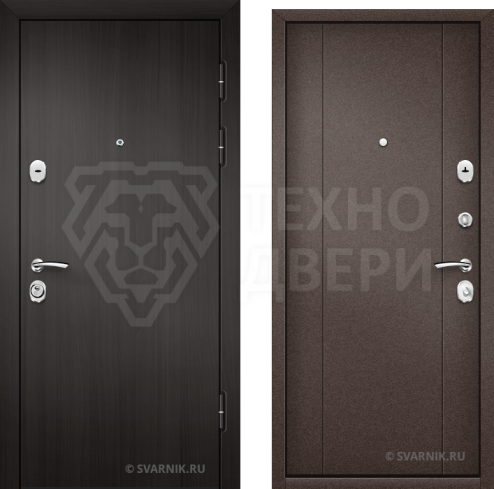 Металлическая дверь с терморазрывом уличная D-1554