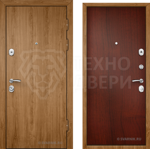Дверь с терморазрывом металлическая утепленная D-1110