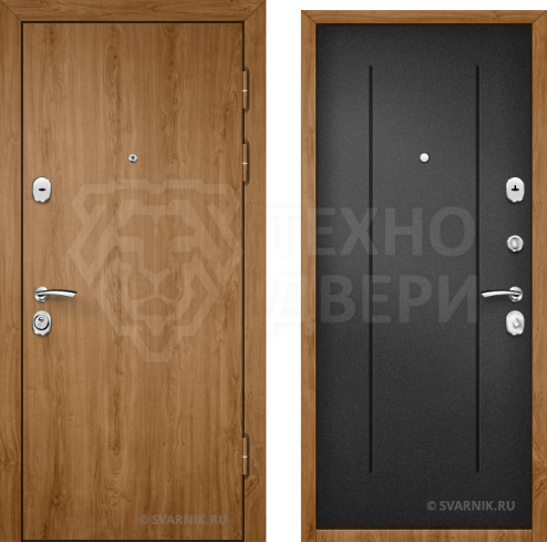 Входная наружная дверь в частный дом D-580