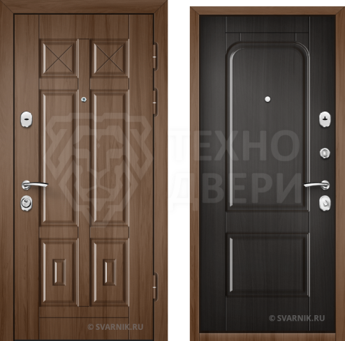 Металлическая дверь с массивом бука D-1505