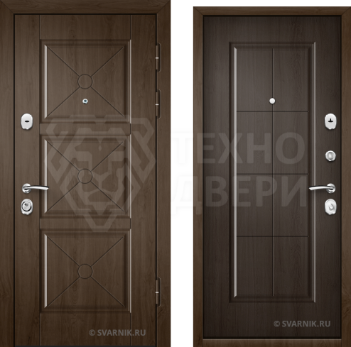 Дверь трехконтурная для квартиры D-1148