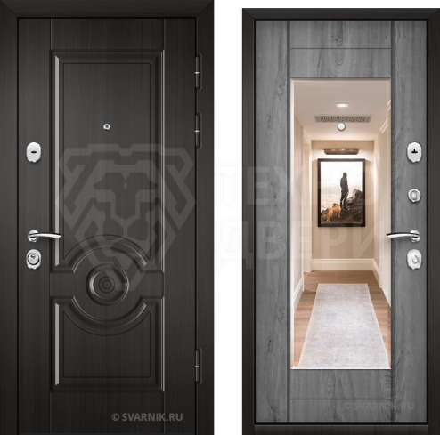 Дверь с зеркалом D-1051