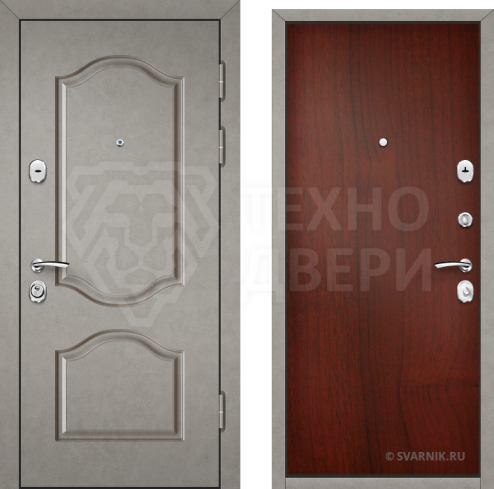 Дверь входная натуральный шпон D-830