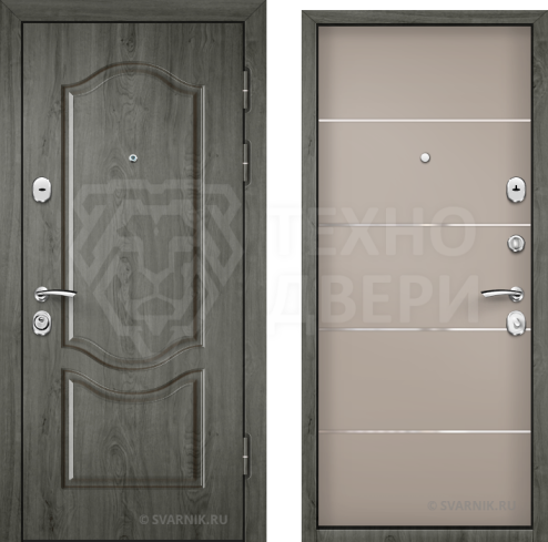 Дверь металлическая в квартиру с установкой D-987