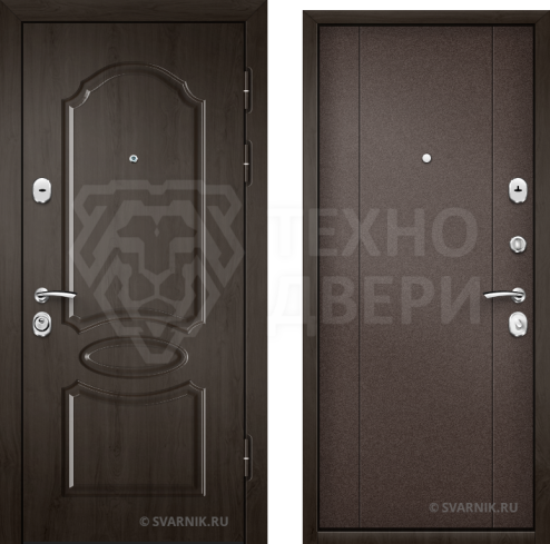 Дверь металлическая элитная D-1037