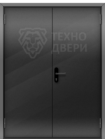 Дверь для сараев стальная двухстворчатая ТХ-195