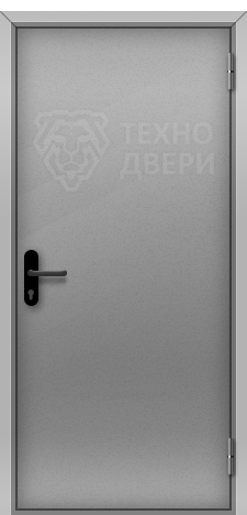 Входная стальная дверь для хозпостроек глухая ТХ-188