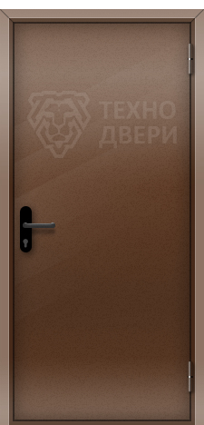Входная железная дверь для хозблока с напылением ТХ-175