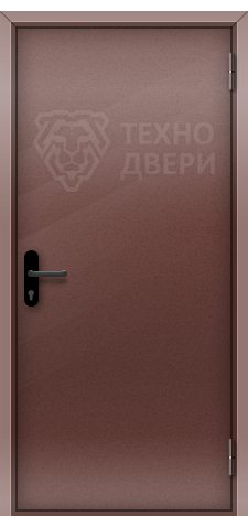 Металлическая дверь для хозпостроек глухая ТХ-216